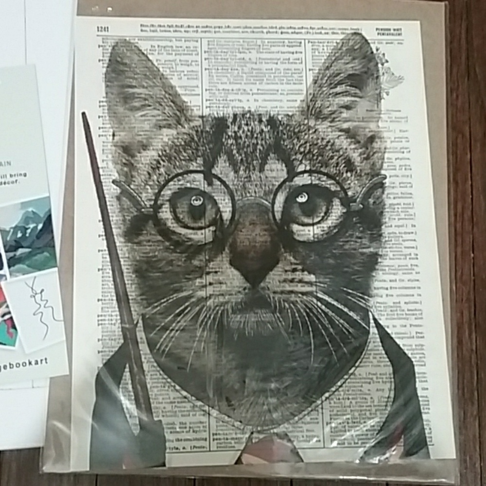 WIZARD CAT PRINT